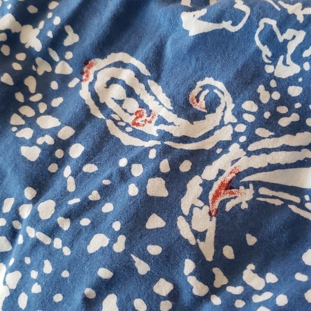 DR2 Blue Paisley Sleeveless Dress - Picture 5 of 7